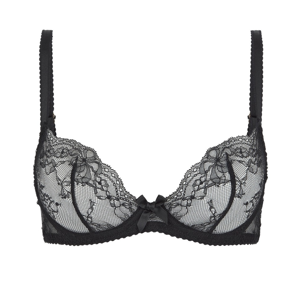 Agent Provocateur Black Isedora Lace Bra